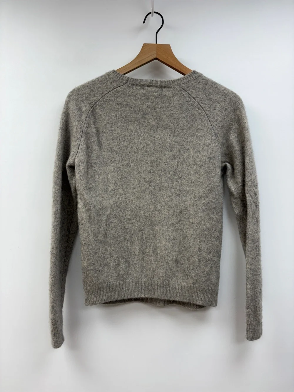 Quince 100% Yak Wool Crewneck Pullover Sweater Minimalist Heather Grey Medium - Picture 6 of 10